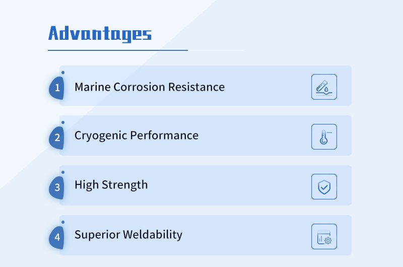 Advantages diagram of 5083 aluminum