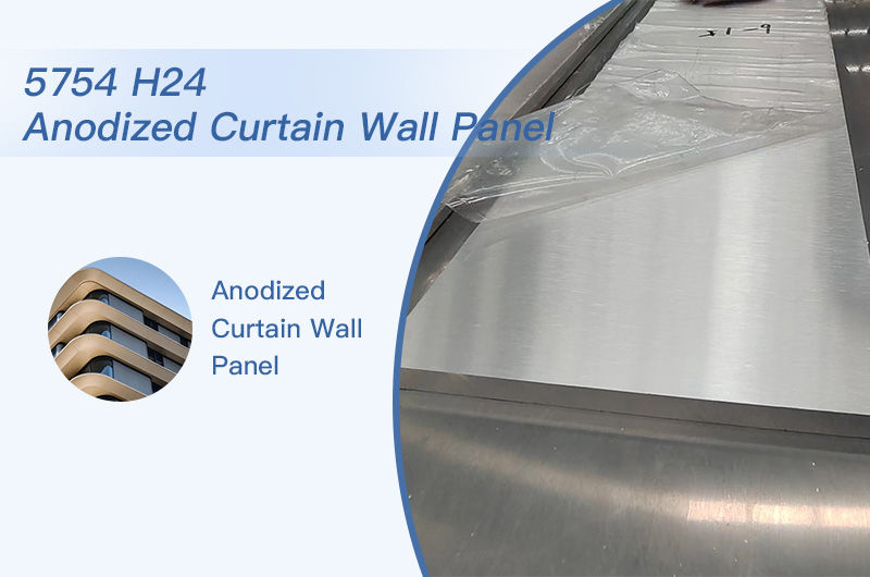5754 H24 Anodized Curtain Wall Panel