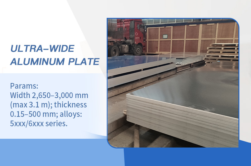 Ultra-Wide Aluminum Plate