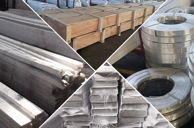 embalaje de barras de aluminio