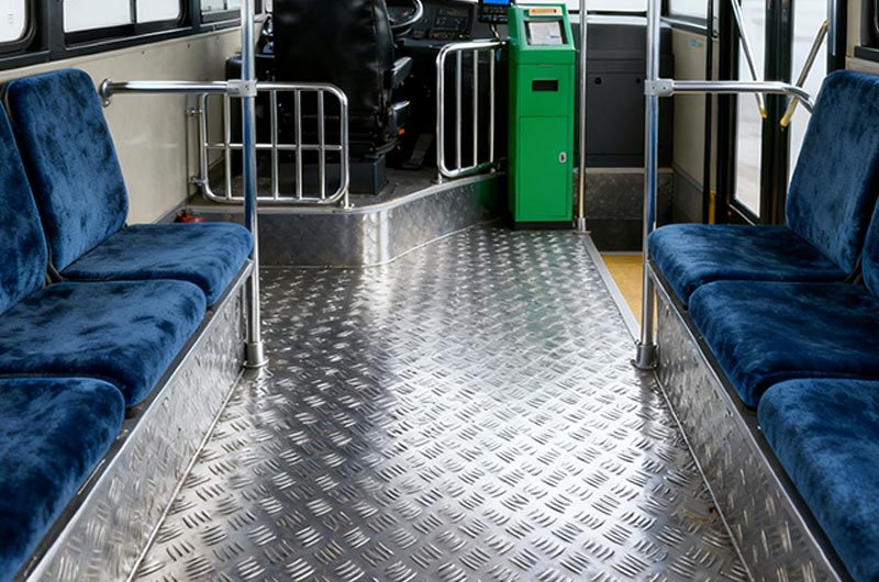 5052 aluminum tread plate Buses Subways floor