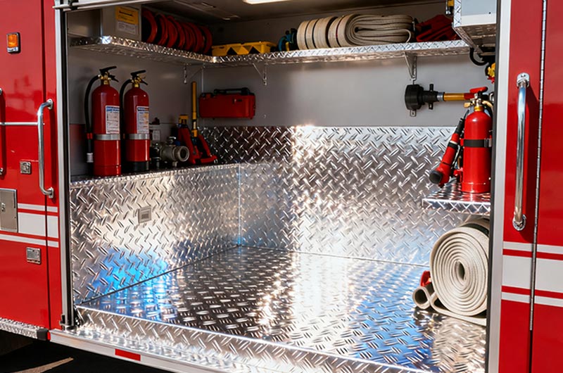 3003 tread plate for Emergency Vehicles