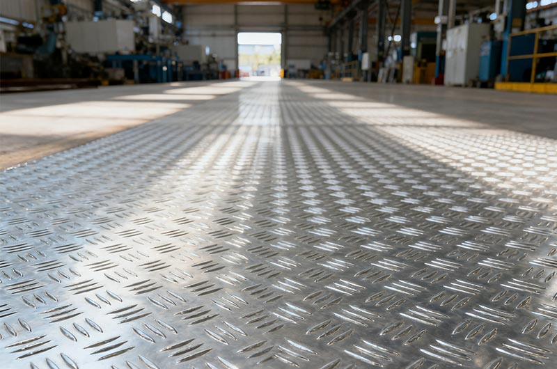 5052 aluminum tread plate Factory Floors