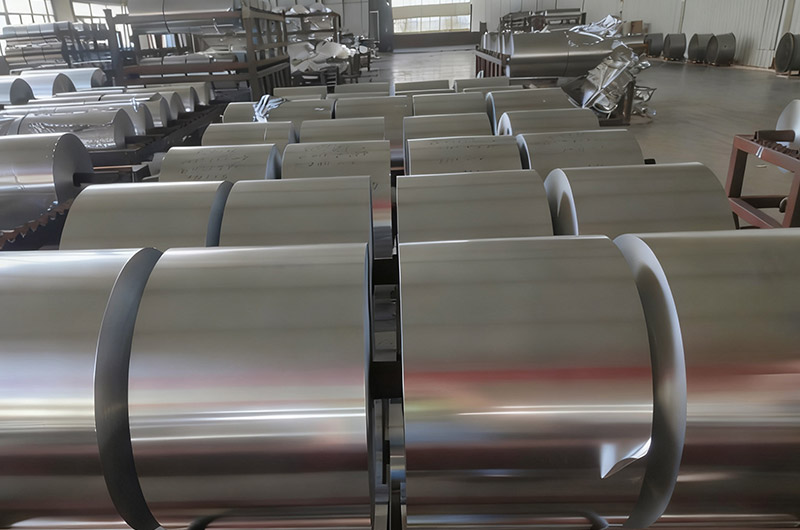 Bare aluminum fin stock