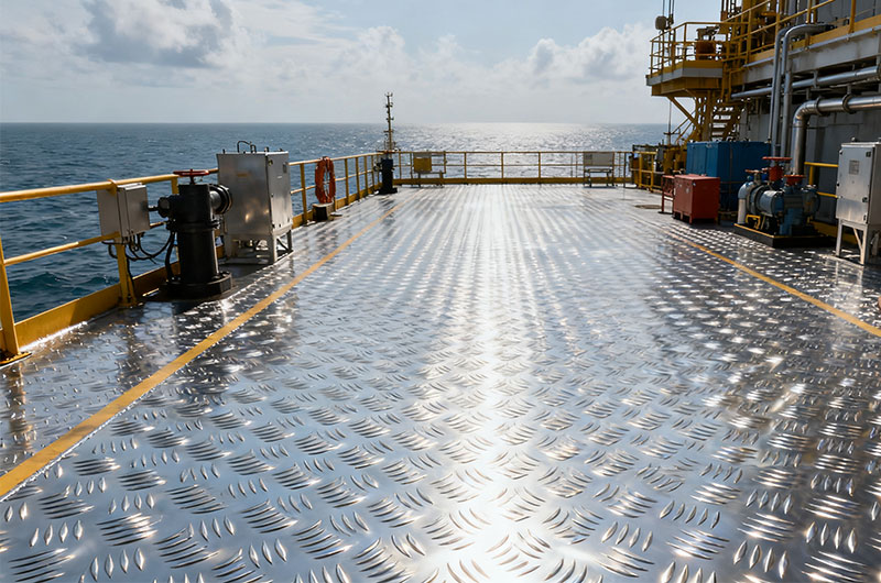 3003 tread plate for Offshore Platforms