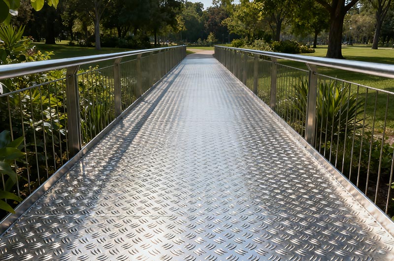 3003 tread plate for Park Boardwalks