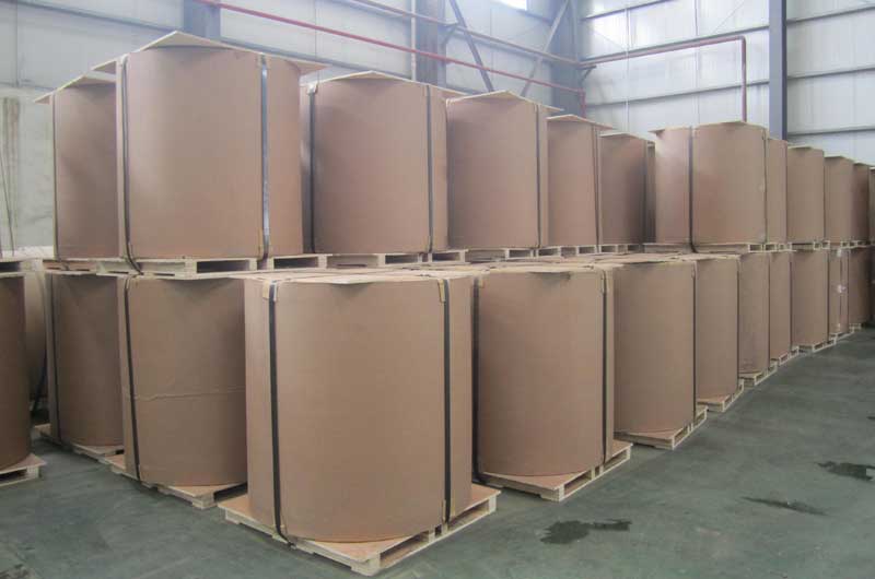 Transformer aluminum strips in shipment prep