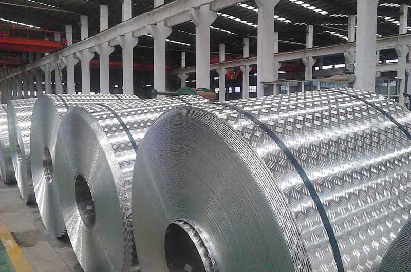 Aluminum Tread Coils in factory