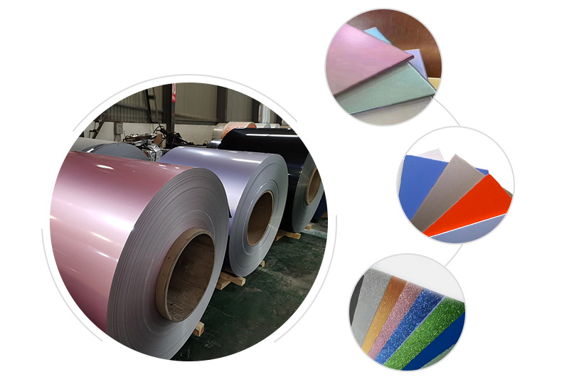 Cham&auml;leon-beschichtetes Aluminiumblech und -band