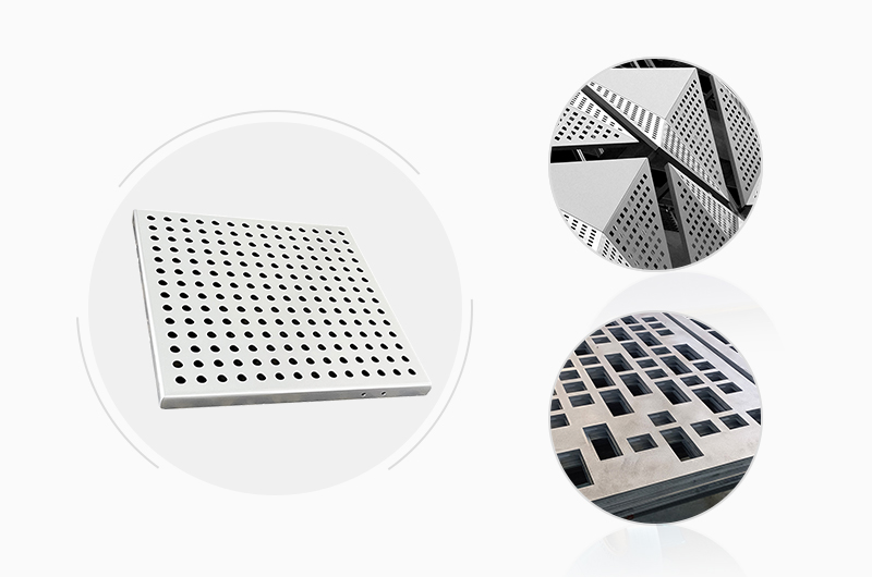 T&ocirc;les en aluminium perfor&eacute;es