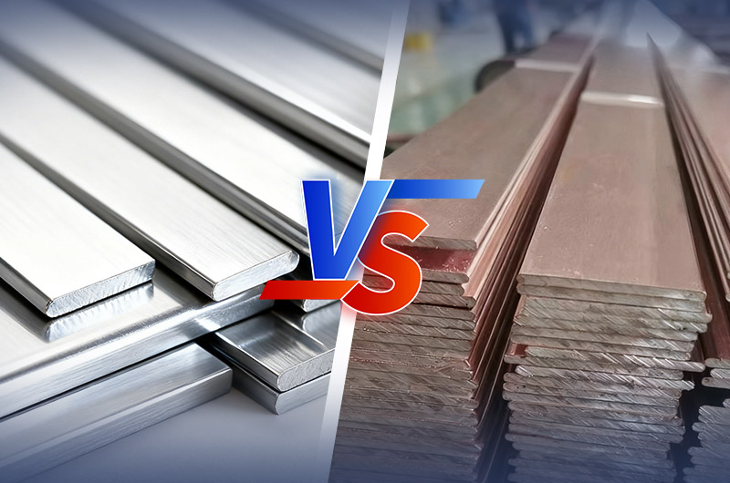 Kupfer vs. Aluminium-Stromschienen