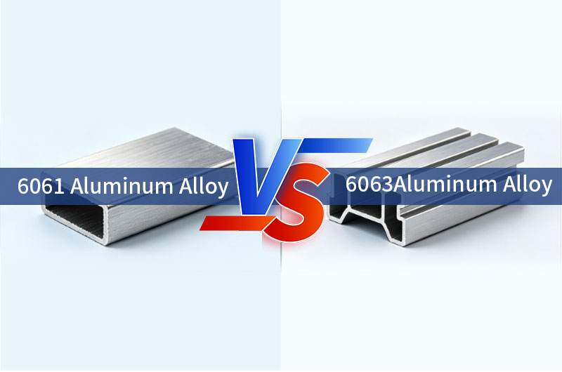 Alum&iacute;nio 6061 vs. 6063