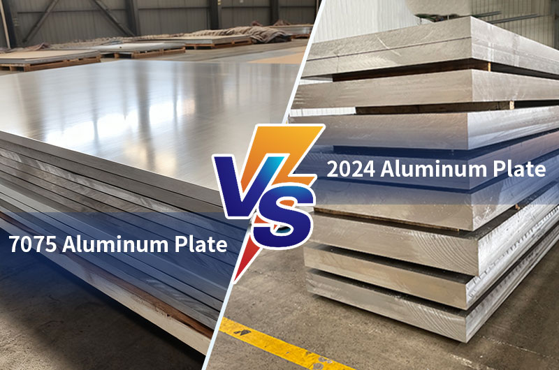 Piastra in alluminio 2024 vs 7075