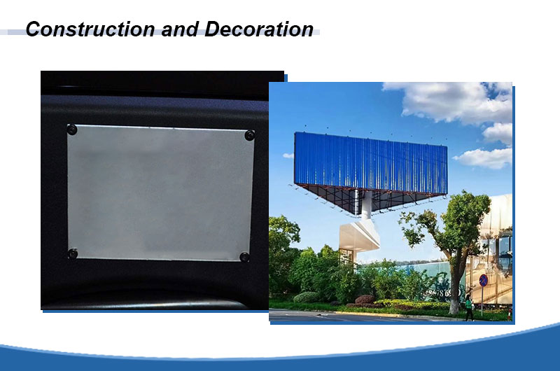 aluminum sheet use in Construction and Decoration