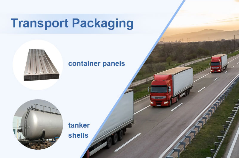3003 aluminum used in transport and packaging