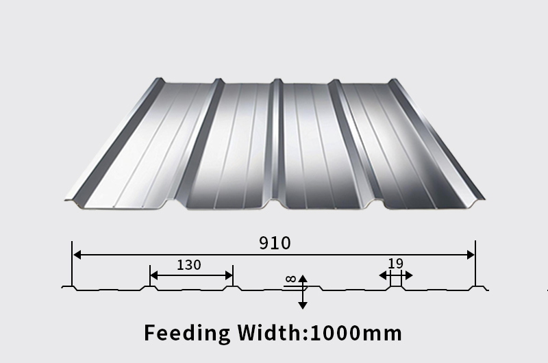 Trapezoidal corrugated sheet Trapezoidal corrugated sheet