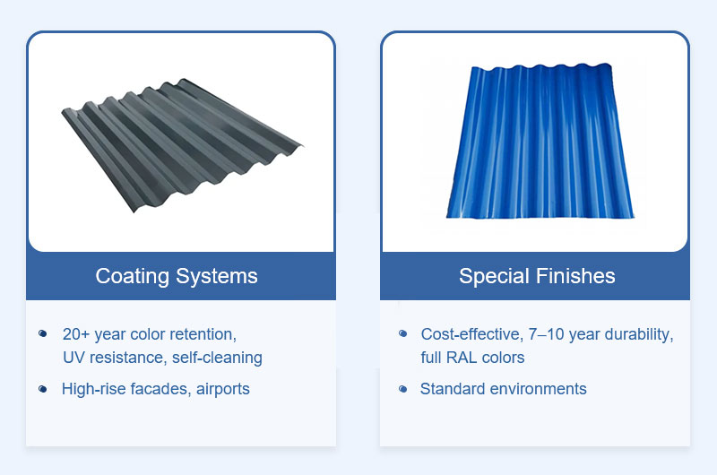pe pvdf coatings on corrugated aluminum sheet pe pvdf coatings on corrugated aluminum sheet