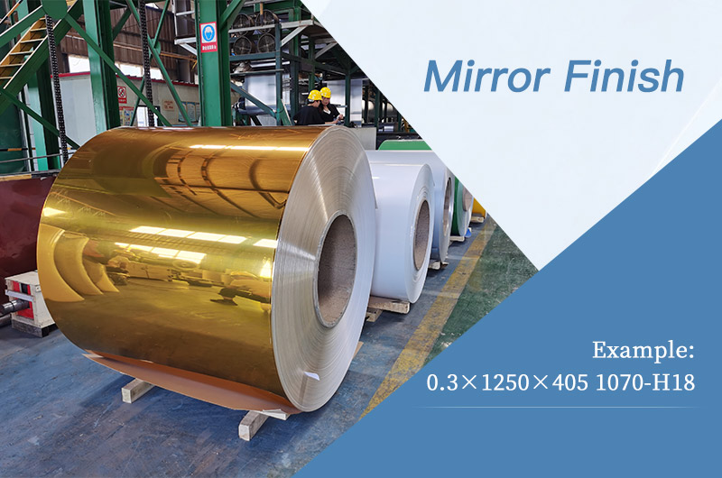 bobina de aluminio espejo