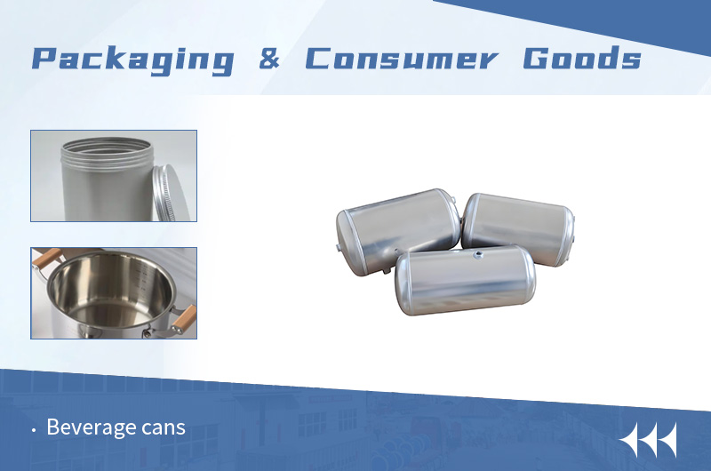 bobina de aluminio utilizada en empaquetado y bienes de consumo