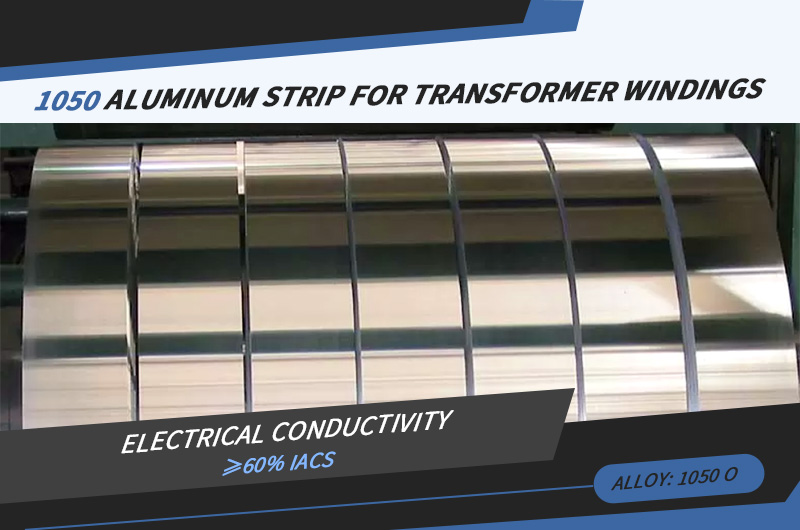 1050 aluminum foil strip for transformer windings