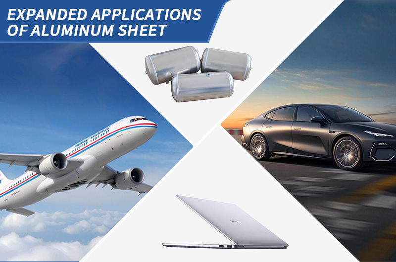 application of aluminum sheet