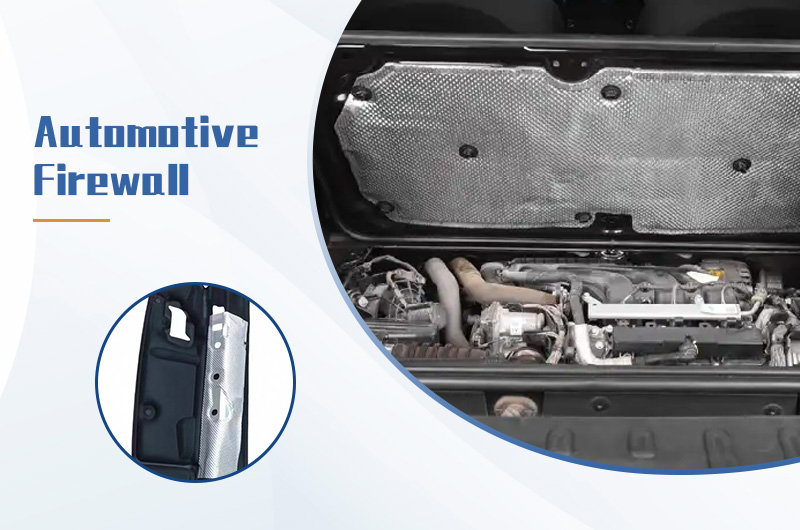 Embossed Aluminum Heat Shields use in automotive firewall 