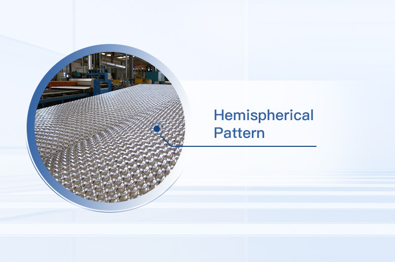 Hemispherical Pattern Embossed Aluminum Heat Shields