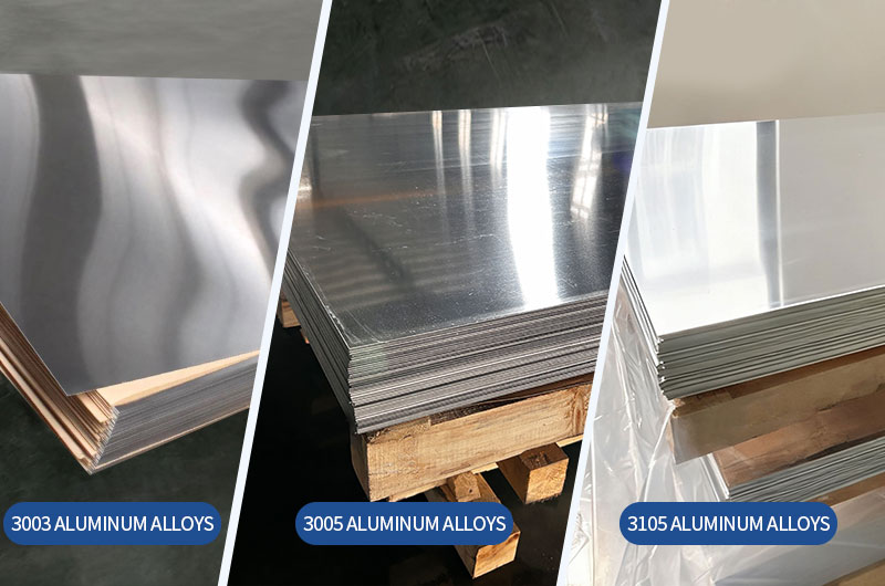 Aleaciones de aluminio 3003 vs. 3005 vs. 3105