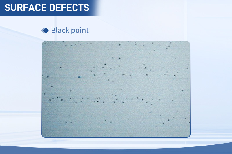 Defecto de puntos negros