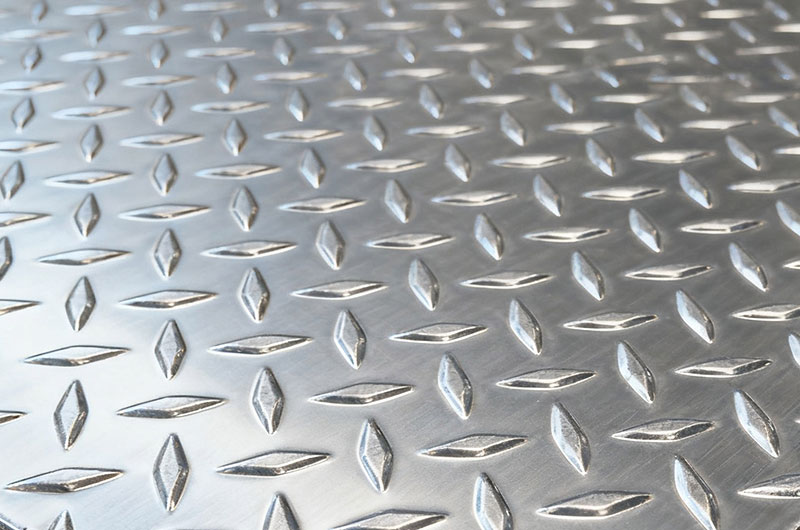 Chapa antideslizante aluminio 3003 en diamante