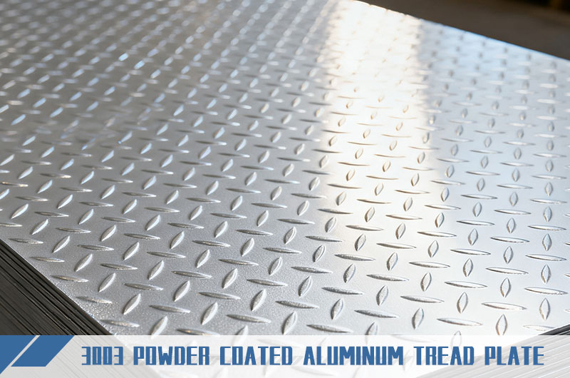 3003 powder coated aluminum tread plate