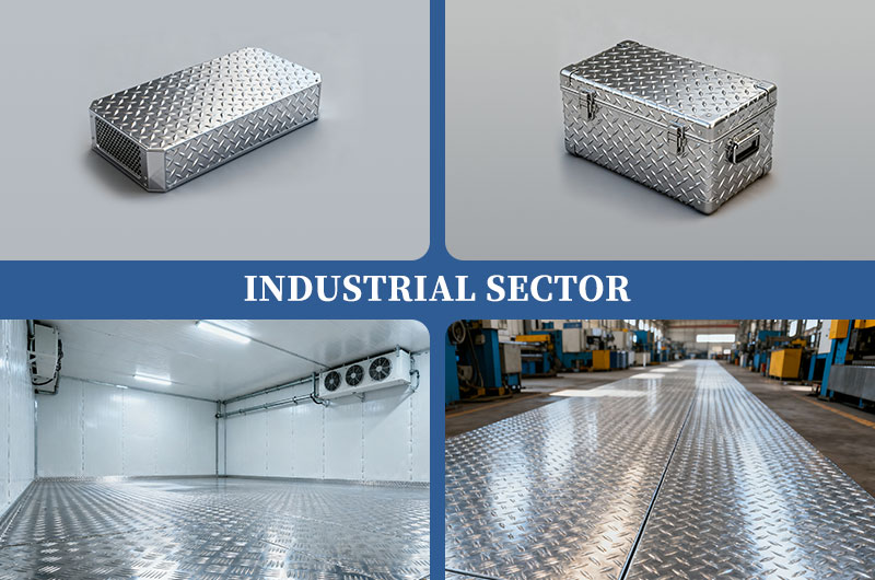 3003 tread plate used in industrial sector