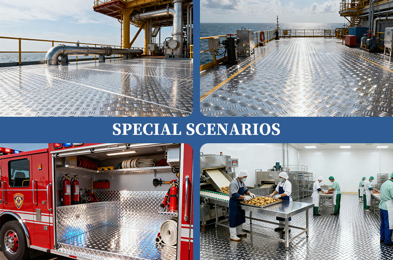 3003 tread plate used in special scenarios