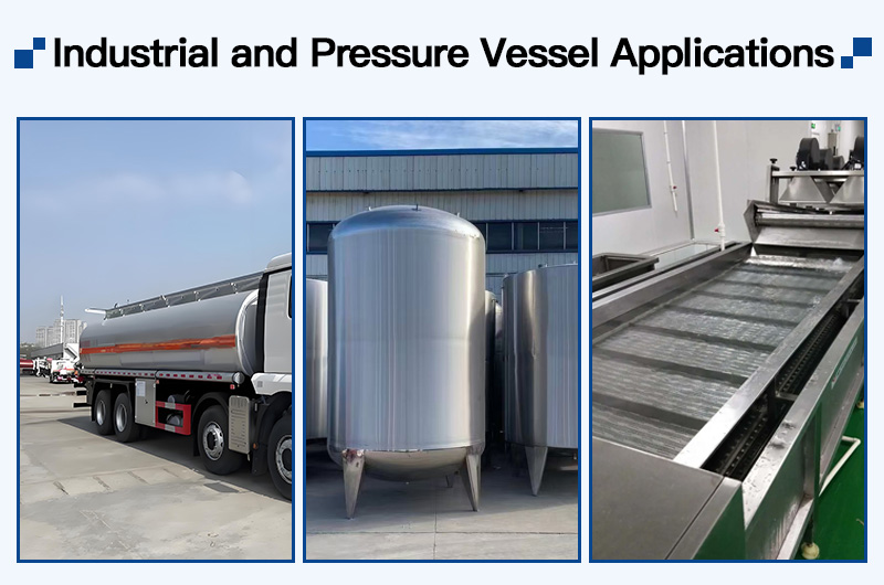 Industrial and Pressure Vessel Applications