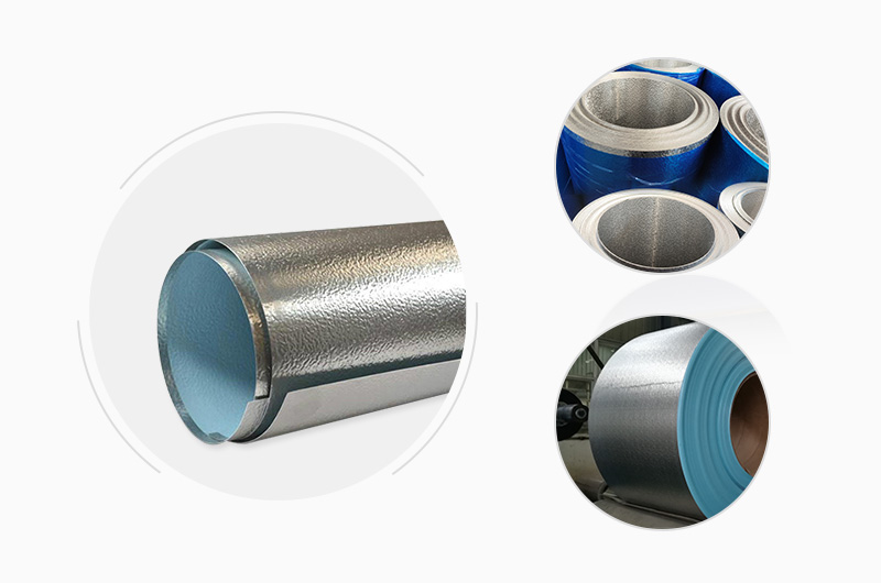 stucco embossed aluminum jacketing