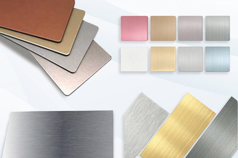 brushed aluminum sheet