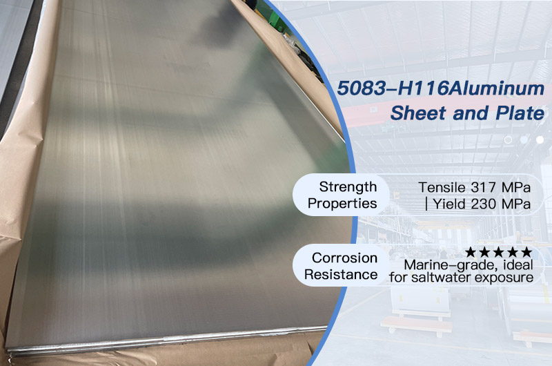 5083 h116 denizcilik alüminyum sac