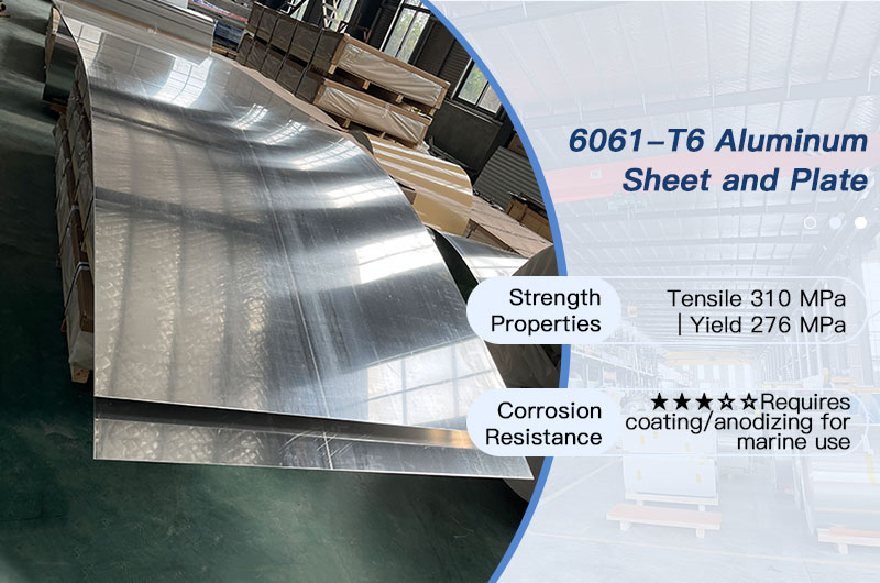 6061 t6 denizcilik alüminyum sac