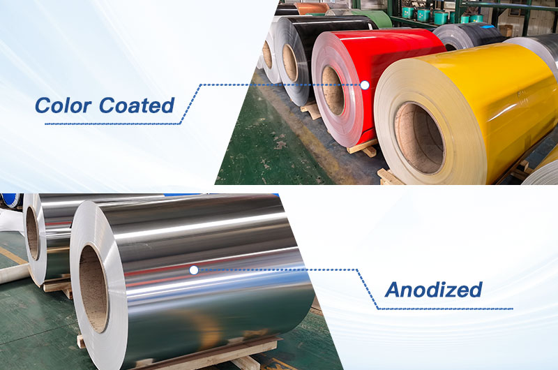 1070アルミニウムのカラーとコーティング