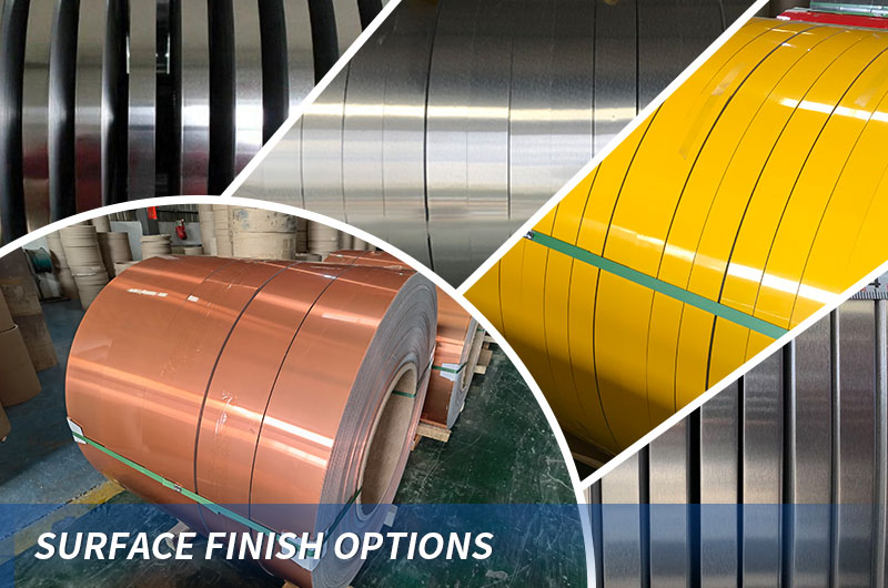 Surface Finish Options of aluminum channel letter coils