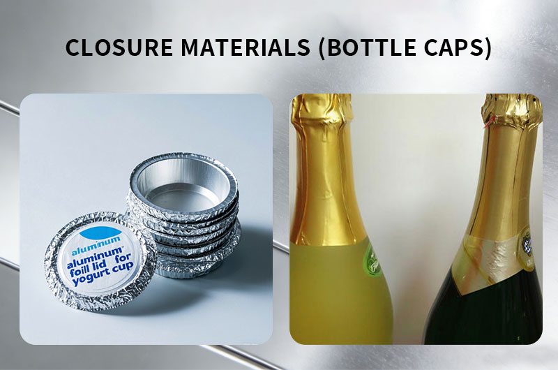 8011 aluminum foil for closure materials 