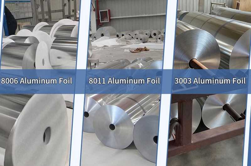 8006 vs. 8011 vs. 3003 aluminum foil
