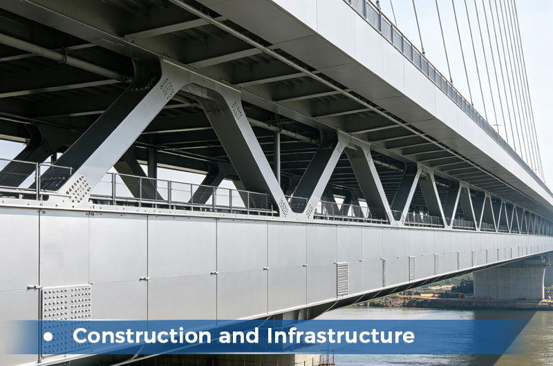 6082 aluminum used in Construction and Infrastructure