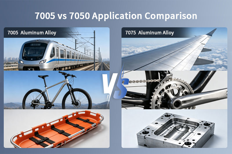 7005 vs 7075 aluminum: Application Comparison