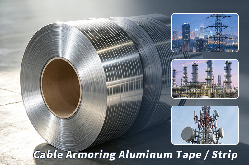 aluminum strip for cable armoring