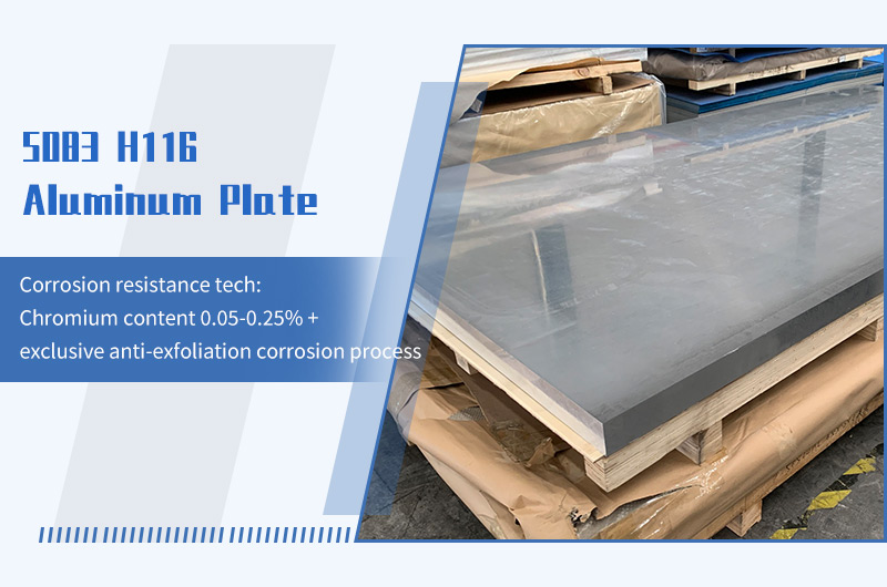 5083 H116 aluminum plate