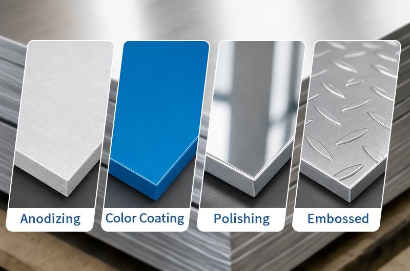 Surface treatments of 5754 Aluminum