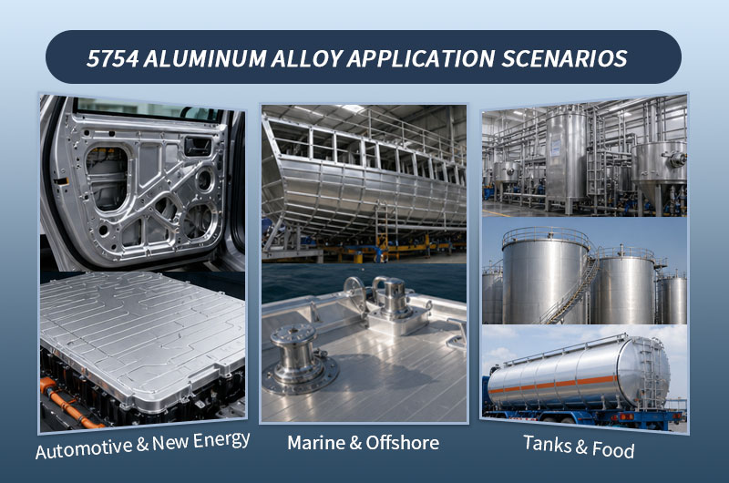application scenarios of 5754 aluminum