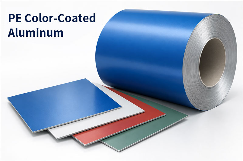 PE coated aluminum